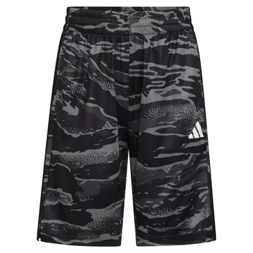 Adidas Big Boys' Tiger Camo 3-Stripe Shorts