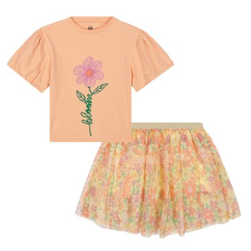 Kids Headquarters Baby Girls' Tulle Skort Set, 2-Piece