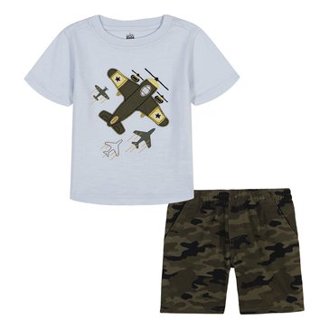 Kids Headquarters Baby Boys' Planes Tee Short Set,  2-Piece 