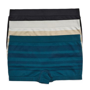 Real Women's Striped Seamless Boys' Short, 3-Pack
