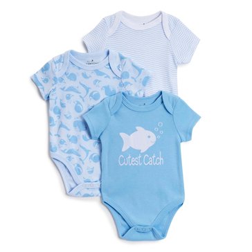 Wanderling Baby Boys' Bodysuit, 3-Pack