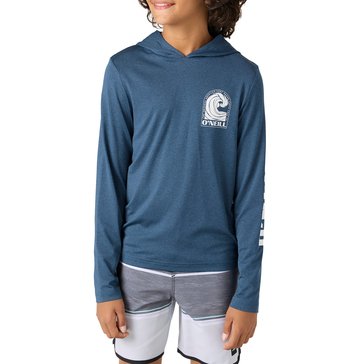 O'Neill Big Boys' Traveler Swell UPF Long Sleeve Hooded Tee