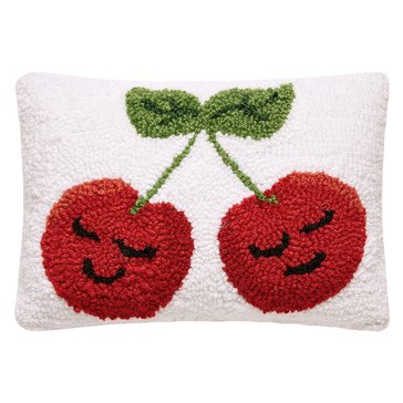 Peking Handicraft Cherries Hook Pillow