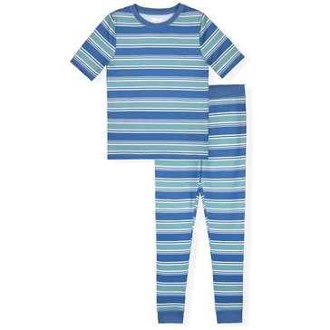 Sleep On It Toddler Boys' Striped Tight Fit Pajamas Set, 2-Piece