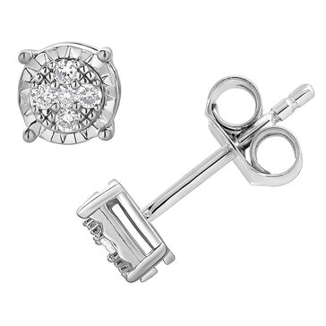 Diamond Brilliance Lab Grown Diamond Round Stud Earrings