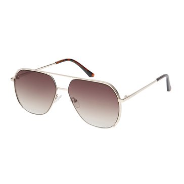 Guess Women's Mirrored Aviator Sunglasses