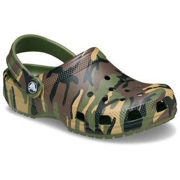 Crocs Big Kids Graphic Camo Clog