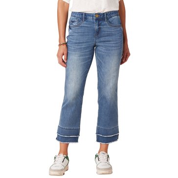 Democracy Women's ABSolution Kick Flare with Doule Layer Fray Hem Jean