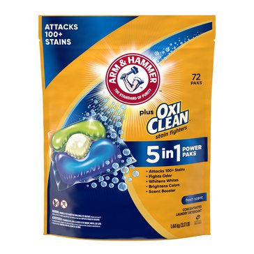 Arm & Hammer Plus OxiClean Unit Dose, Fresh Scent
