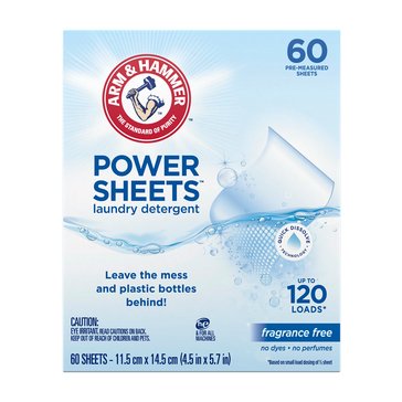 Arm & Hammer Laundry Sheets, Unscented