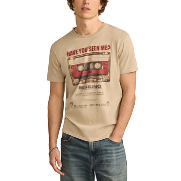 Lucky Brand Men's Missing Cassette Tape Tee