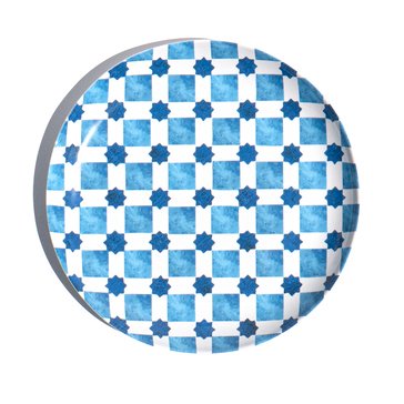 TarHong Palazzo Tile Geo Melamine Salad Plate