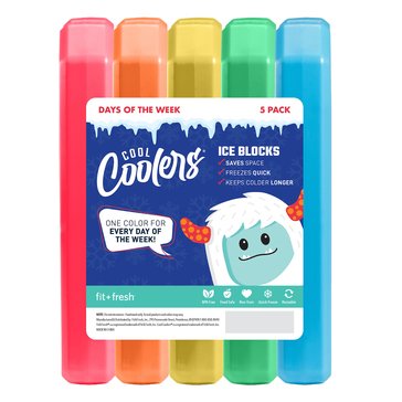 Fit and Fresh Days of the Week Ice, 5-Pack