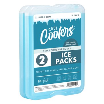 Fit and Fresh Cool Coolers Hard Ice, 2-Pack