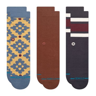 Stance Men's Ceramic Crew Socks, 3-Pack