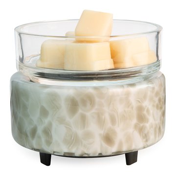 Candle Warmers Etc. Swirl Glass Classic 2-in-1 Warmer