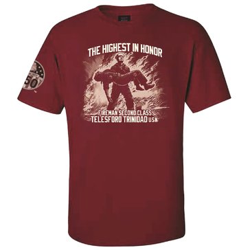 Navy Pride USN 250th Legends Series Telesforo Trinidad Tee