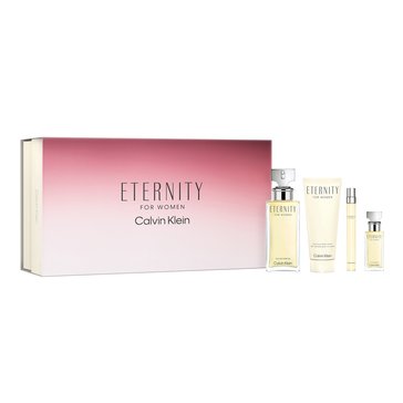 Calvin Klein Eternity Eau De Parfum for Women 4-Piece Gift set
