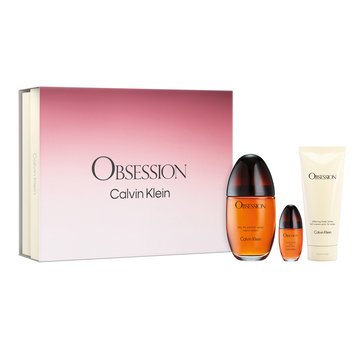 Calvin Klein Obsession Eau De Parfum for Women 3-Piece Gift Set