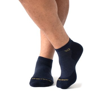 Wide Open Men's Cushioned No Show Socks