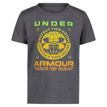 Under Armour Toddler Boys' Rave Logo Short Sleeve Tee