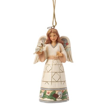 Jim Shore Woodland Angel with Owl Ornament