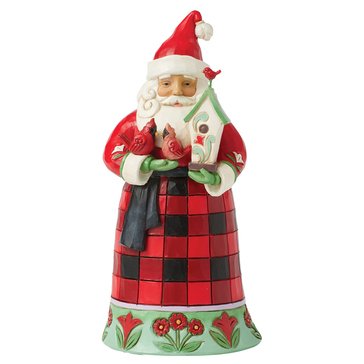 Jim Shore Highland Glen Santa Cardinals Figurine
