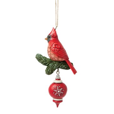 Jim Shore Nordic Noel Cardinal Ornament