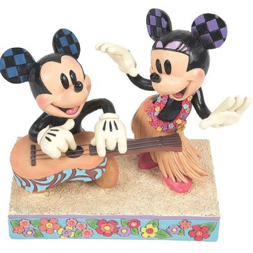 Jim Shore Mickey and Minnie Hawaii
