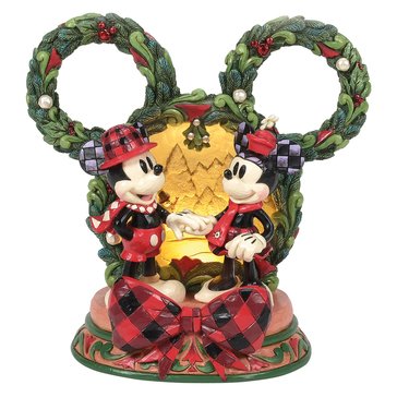 Jim Shore Mickey and Minnie Holiday Figurine