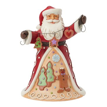 Jim Shore Gingerbread Santa Cookie Garland Figurine