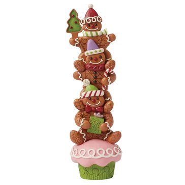 Jim Shore Stacked Gingerbread Men Figurine