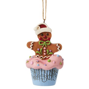 Jim Shore Gingerbread Cupcake Ornament