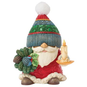 Jim Shore Holiday Gnome Chamber Candle Figurine