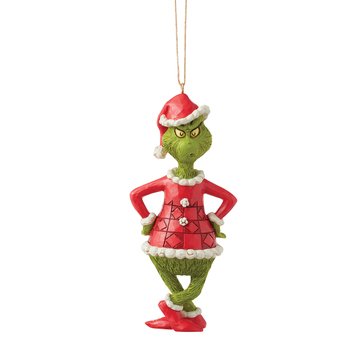 Jim Shore Grinch with Hands on Hips Ornament