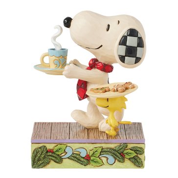 Jim Shore Snoopy and Woodstock Cookies For Santa