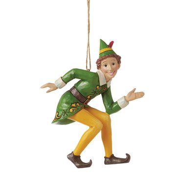 Jim Shore Buddy Elf Crouching Ornament