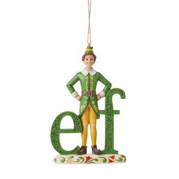 Jim Shore Buddy Elf Word Ornament