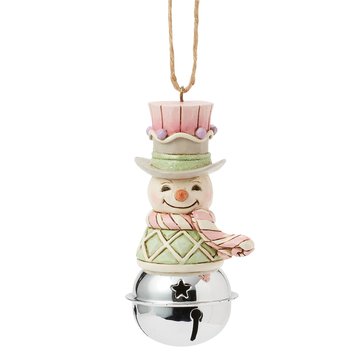 Jim Shore Sweets Snowman on Bell Ornament