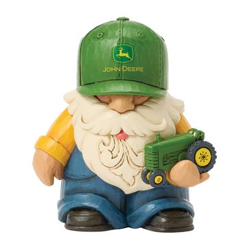 Jim Shore Fig Gnome Wearing John Deere Hat