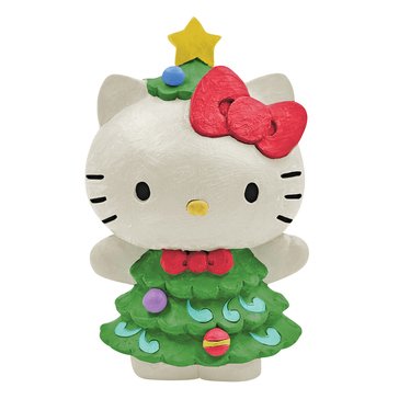 Jim Shore Hello Kitty Christmas Tree Mini Figurine