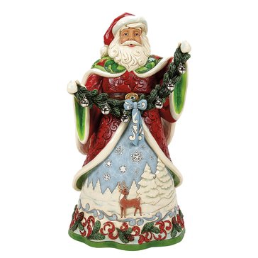 Jim Shore Collector Edition Santa Bell Garland Figurine