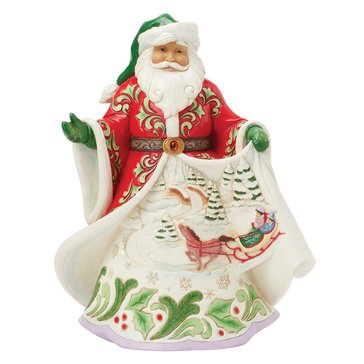 Jim Shore Santa Winter Scene Musical Figurine