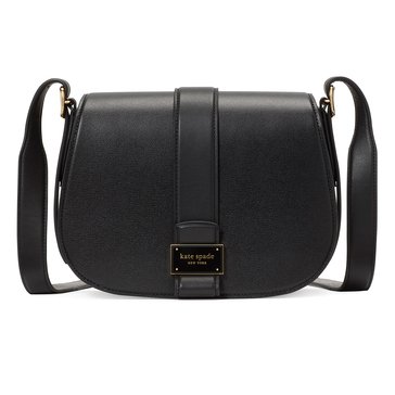 Kate Spade Nouveau Textured Leather Medium Saddle Bag
