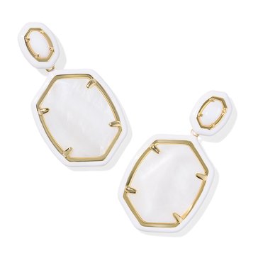 Kendra Scott Daphne Enamel Frame Drop Earrings