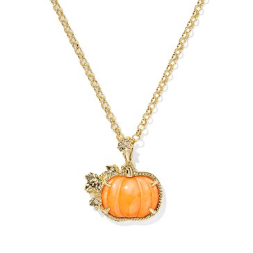 Kendra Scott Pumpkin Long Pendant Necklace