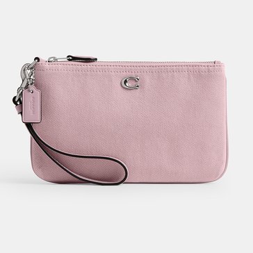 COACH Colored Dyed Denim Small Wristlet