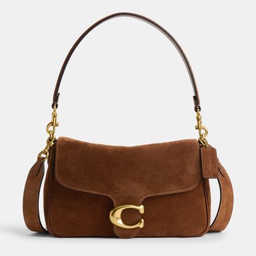 COACH Suede Soft Tabby Shoulder Bag