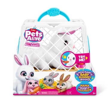 Pets Alive Mama Bunny & Baby Surprise Collectible