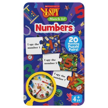 University Games I Spy Match It Tin Game-Numbers